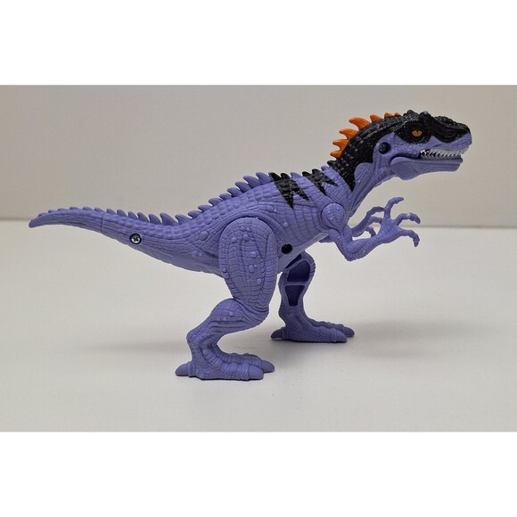 Animal Planet Tyrannosaurus Rex T-Rex Action Figure Purple Dinosaur Mouth Opens - Picture 1 of 6